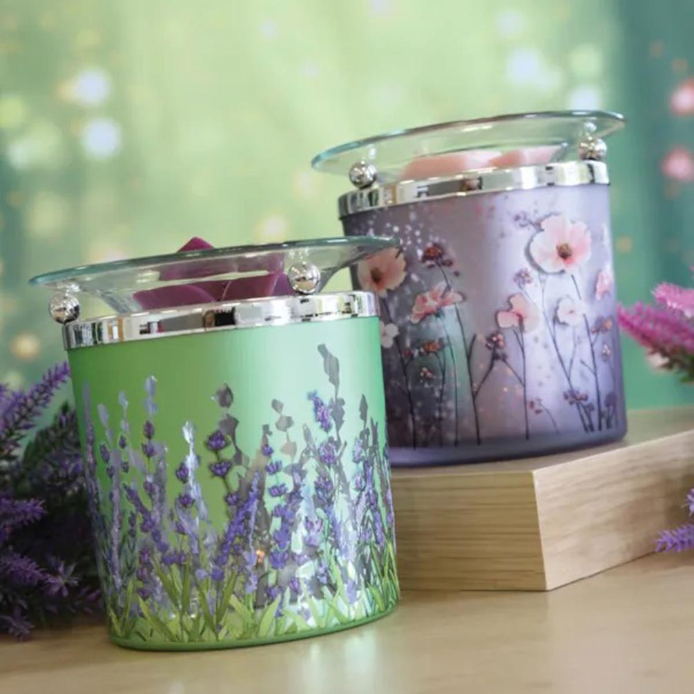 Aroma Purple Floral Wax Melt Warmer Extra Image 2